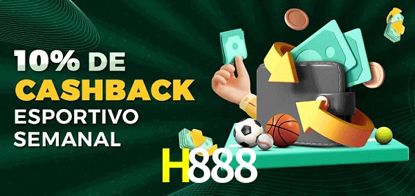 10% de bônus de cashback na H888