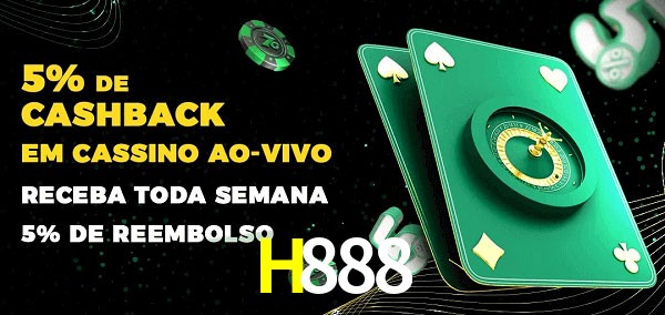 Promoções do cassino ao Vivo H888